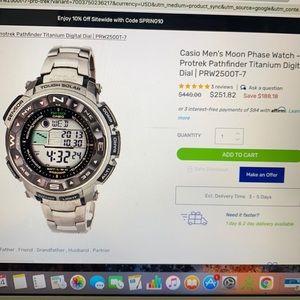 Casio Moonphase